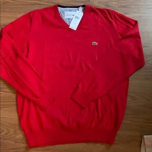Men’s Lacoste V-Neck sweater XL